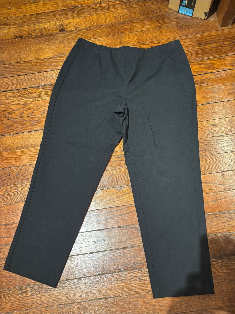 J. Jill Black Straight-Leg Elastic Waist Men's Pants